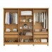 Guarda-Roupa Casal Em MDF 6 Portas Bianchi Nina Nature/Off White