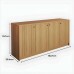 Buffet para Sala 4 Portas em MDF Cimol Lia Nature