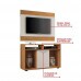 Rack com Painel TV até 43 Polegadas Show Notável Freijo/Off White