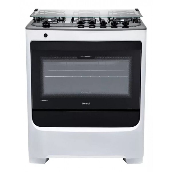 Fogão 5 Bocas Consul CFS5NAB, Branco, Acendimento Automático