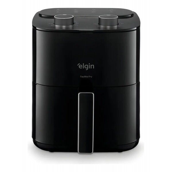 Fritadeira Air Fryer Elgin Facilita Fry 3,5 Litros Potência 1400w Cor Preta