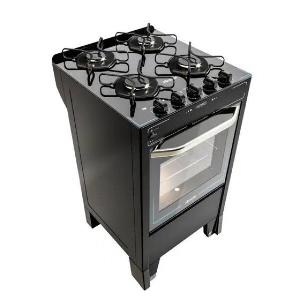 Fogão Horus Top Control Black 4 bocas Automático