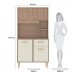 Cozinha 90cm 4 Portas 1 Gaveta Dália Manchester/champagne