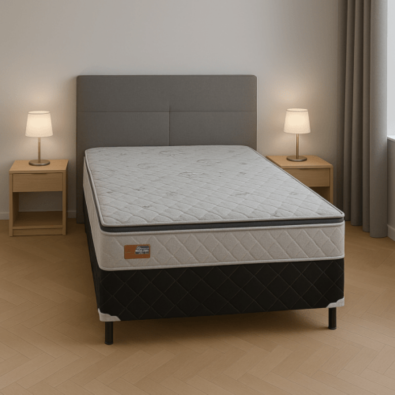 Cama Box D28 138X188X55 Ganflex Master Box C/ Pillow