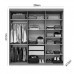 Roupeiro 6portas Herval PH1804 c/pes Carvalho Vermontt/Off White