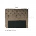 Cabeceira de Cama Box Casal/Queen 160cm Estofada Malu Adagio - Marrom