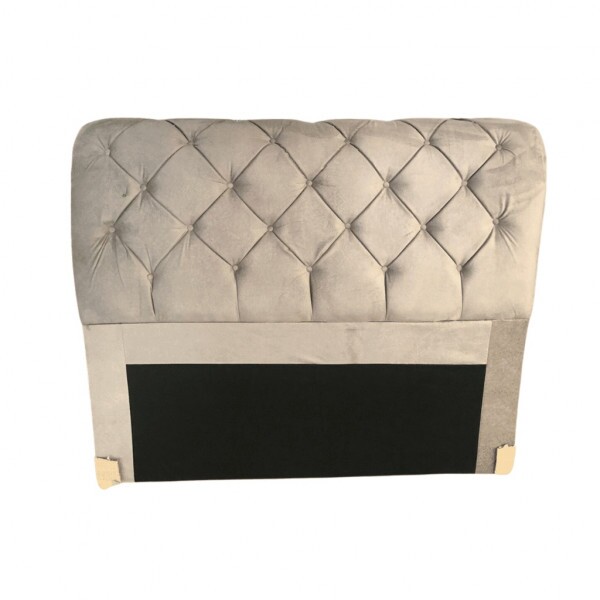 Cabeceira de Cama Box Casal/Queen 160cm Estofada Malu Adagio - Castor