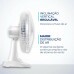Ventilador de Mesa 40cm Mondial Super Power VSP-40-W 6 Pás 3 Velocidades Branco