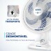 Ventilador de Mesa 40cm Mondial Super Power VSP-40-W 6 Pás 3 Velocidades Branco