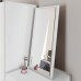 Cômoda para Quarto com Espelho 2 Portas 3 Gavetas Notável Móveis NT5165 Branco/Rosa