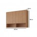 Armário Aéreo de Cozinha 100%mdf 120 Cm 2 Portas Divina Mgm Móveis Freijó