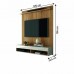 Painel para TV até 50" Madri Freijó/Off White Lukaliam Móveis