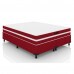 Cama Box Queen Zeus (Colchão + Base) 158x198 Molas Ensacadas Bacetto