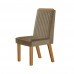 Conjunto de Mesa de Jantar com 4 Cadeiras Riviera Castanho/Cinamomo LJ Móveis