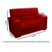 Conjunto de Sofá 2x3 Lugares Dubai Vermelho Masterflex