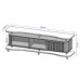 Rack para Tv até 75 Polegadas Guarapari 3 Portas Off White/naturalle Fresado - Móveis Bechara 