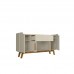Aparador Buffet Future Off White Cinamomo - Móveis Bechara