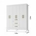 Guarda-Roupa Casal 6 Portas Itatiba Branco - Moval Guarda-Roupa Casal 6 Portas Itatiba Branco - Moval