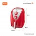 Fritadeira Elétrica Air Fryer Mondial 5 Litros AFN-50-RI Vermelho/Inox