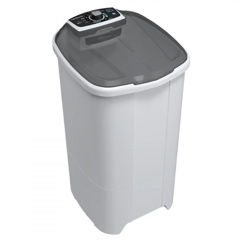 Tanquinho Newmaq 10kg Semiautomático com Big Dispenser - Branco - 110 Volts