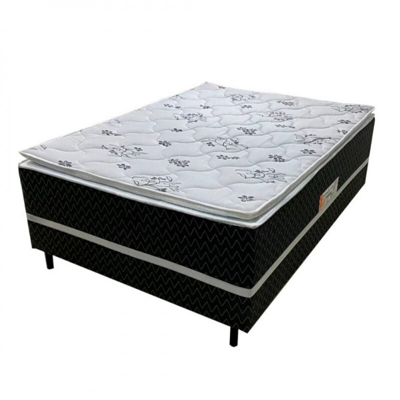 Cama Box D28 138X188X58 Topazio Macro Espuma