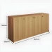 Buffet para Sala 4 Portas em MDF Cimol Lia Nature