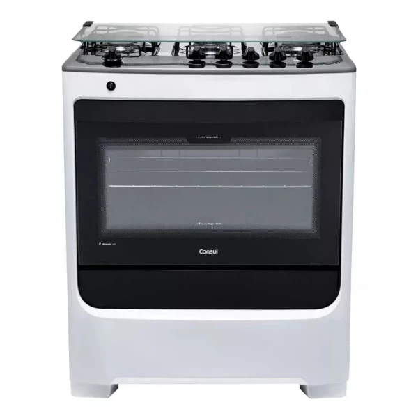 Fogão 5 Bocas Consul CFS5NAB, Branco, Acendimento Automático