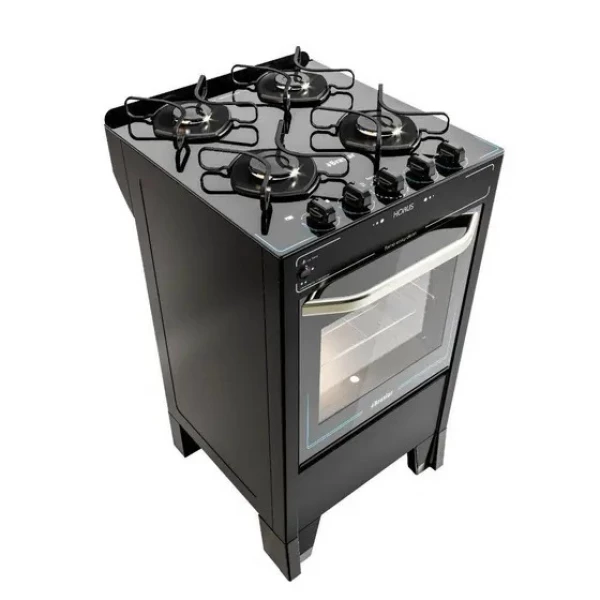 Fogão Horus Top Control Black 4 bocas Automático