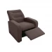 Poltrona Reclinável Classic Suede Marrom B256 - Matrix