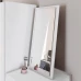 Cômoda para Quarto com Espelho 2 Portas 3 Gavetas Notável Móveis NT5165 Branco/Rosa