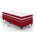 Cama Box Solteiro Zeus (Colchão + Base) 88x188 Molas Ensacadas Bacetto
