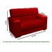 Conjunto de Sofá 2x3 Lugares Dubai Vermelho Masterflex