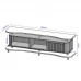 Rack para Tv até 75 Polegadas Guarapari 3 Portas Naturalle/Off White - Móveis Bechara 