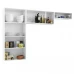 Cozinha Compacta em L Diamante Smart com 7 Portas 818409 Telasul