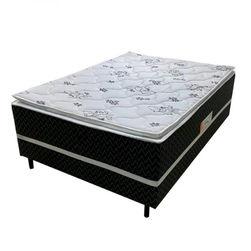 Cama Box D28 138X188X58 Topazio Macro Espuma